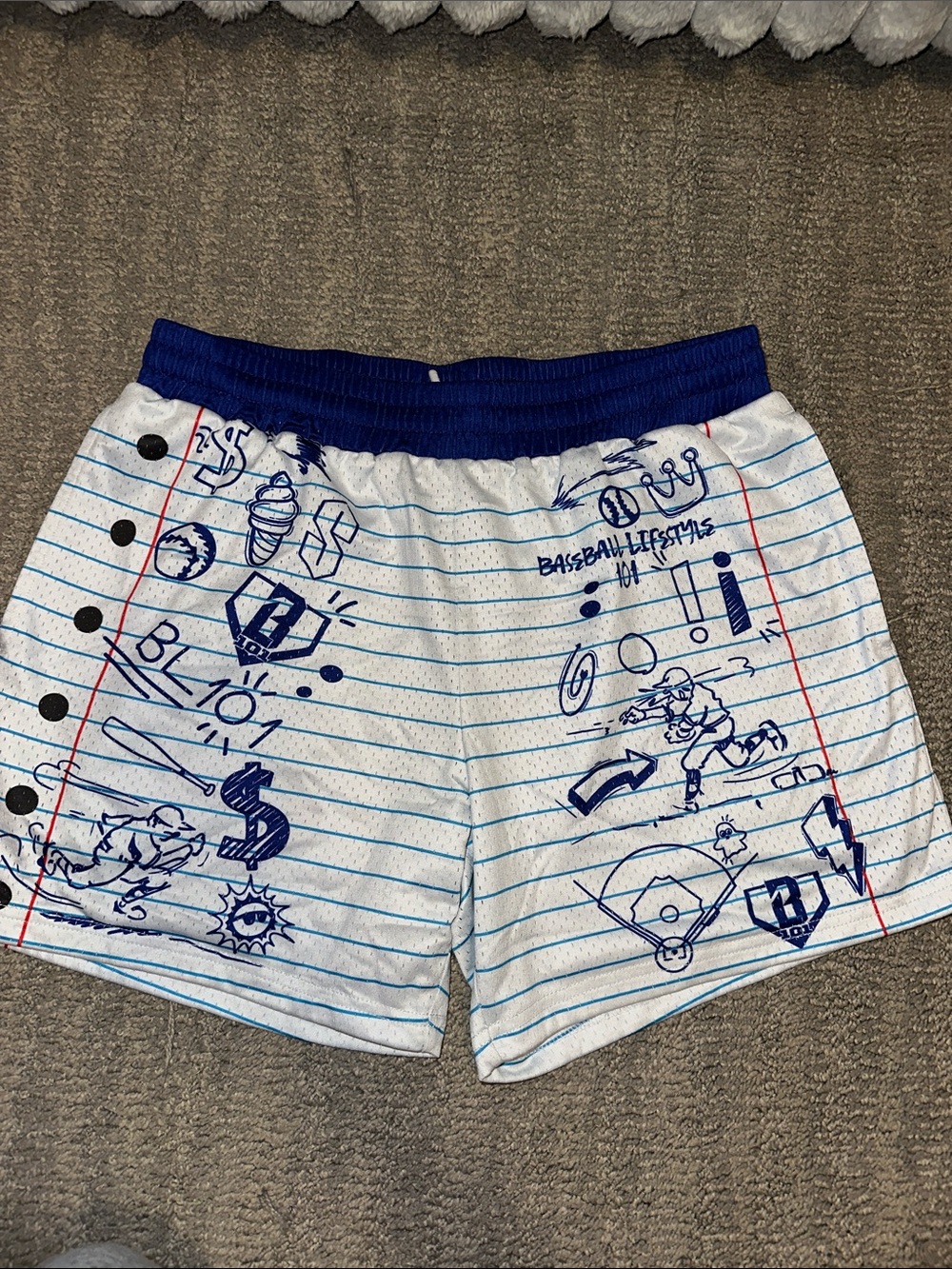 Baseball Lifestyle Doodle Shorts